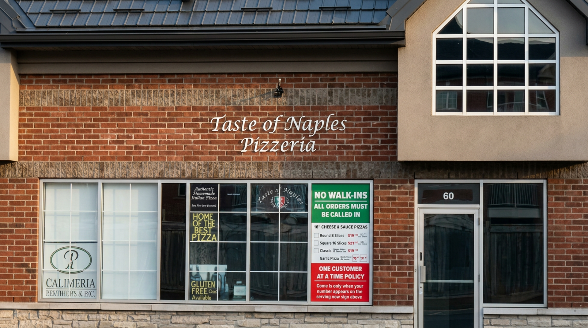 Italian pizza in Woodbridge