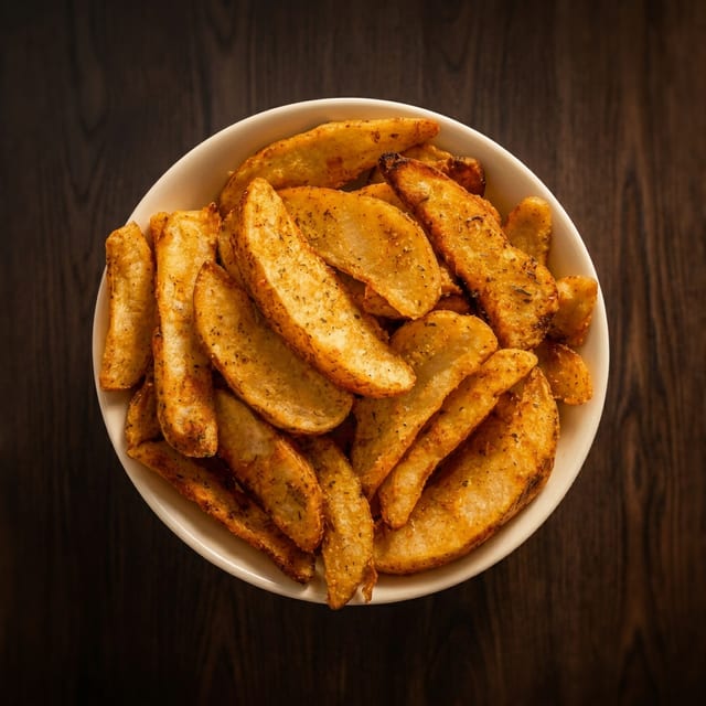Crispy Potato Wedges.